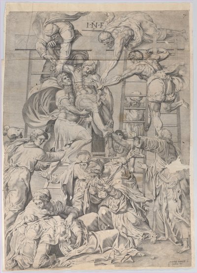 Haçtan İniş, 1550-1600. by Giovanni Battista Cavalieri
