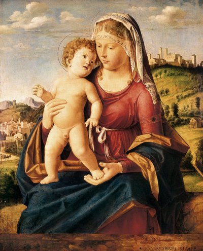 "Madonna ve Çocuk" by Giovanni Battista Cima da Conegliano