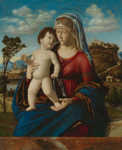 Manzaradaki Madonna ve Çocuk, c.1496-99 by Giovanni Battista Cima da Conegliano