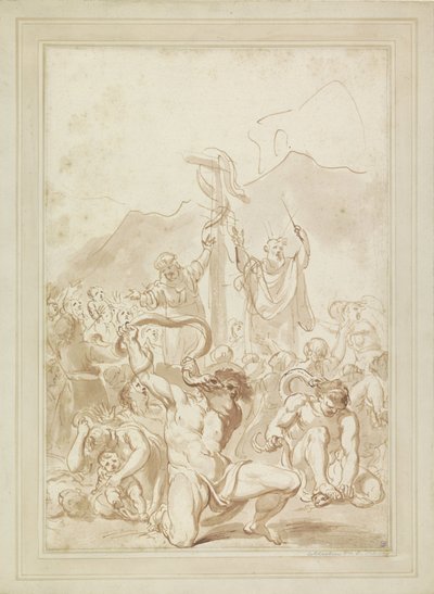 Brazen Yılanın Hayranlığı by Giovanni Battista Cipriani
