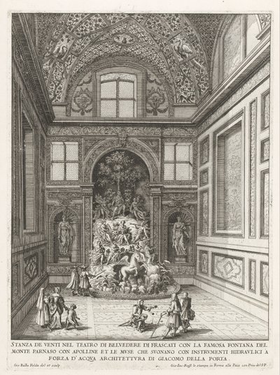 Rüzgarlar Odası de tuinen van de Villa Aldobrandini te Frascati Frascati