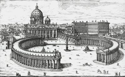 Vatikan Şehri, Aziz Petrus Bazilikası ve Vatikan Sarayları ile Piazza San Pietro