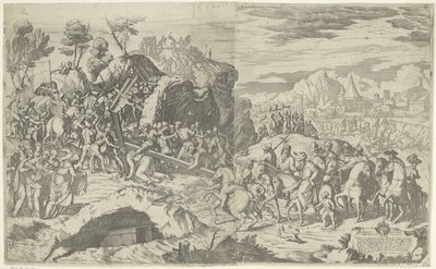 Mesih çarmıhın ağırlığına yenik düşer by Giovanni Battista Fontana