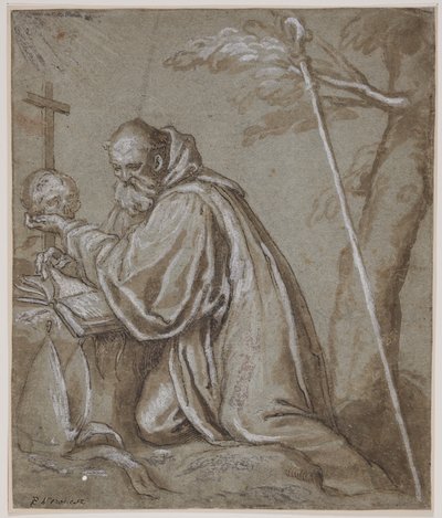 Aziz Bernard tövbe içinde by Giovanni Battista Fontana