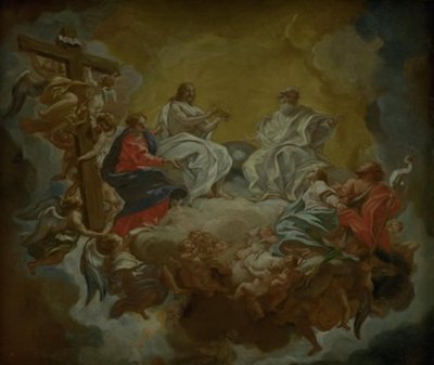 Aziz Agnes zafer by Giovanni Battista Gaulli