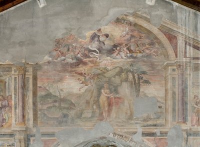 Mecdelli Meryem Çölde, detay 3496121 (fresk) by Giovanni Battista Guerinoni