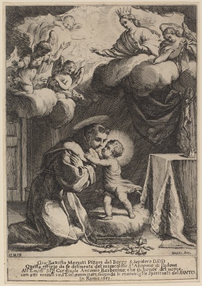 Padua Aziz Anthony by Giovanni Battista Mercati