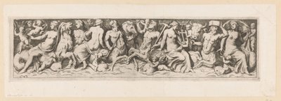 Tritonlar, Nereidler ve Putti by Giovanni Battista Mercati