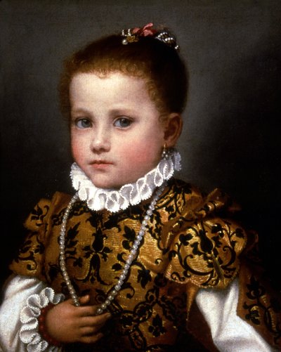 Evden küçük kız Redetti by Giovanni Battista Moroni