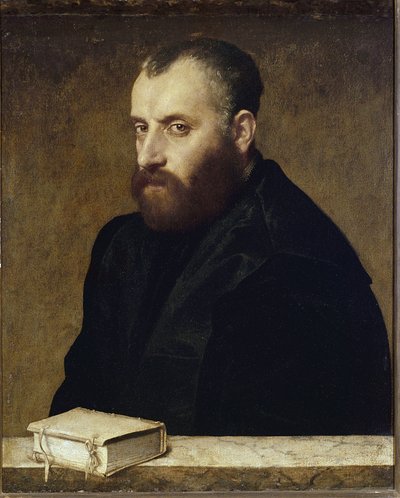 Bir Bilim Adamının Portresi (tuval üzerine yağlı boya by Giovanni Battista Moroni