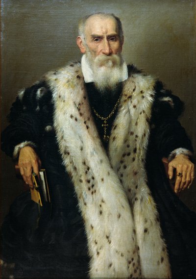 Bir adamın portresi, muhtemelen Gian Gerolamo Albani (d.1509), Venedik Cumhuriyeti