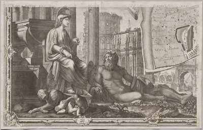 La Pianta Grande di Roma olarak bilinen MDCCXLVII yılında Giambattista Nolli tarafından gün ışığına çıkarılan yeni Roma haritası by Giovanni Battista Nolli