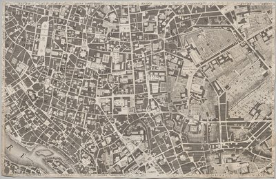 La Pianta Grande di Roma olarak bilinen MDCCXLVII yılında Giambattista Nolli tarafından gün ışığına çıkarılan yeni Roma haritası by Giovanni Battista Nolli
