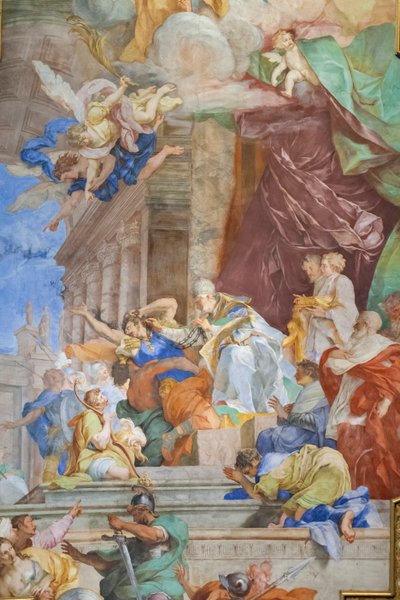 Kasanın ortasındaki zincirlerin mucizesi, detay by Giovanni Battista Parodi