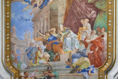 Kasanın ortasındaki zincirlerin mucizesi, detay by Giovanni Battista Parodi