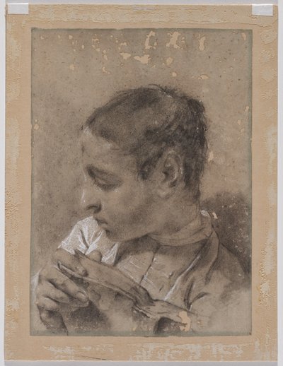 Profildeki Kitaplı Bir Genç Adamın Başkanı, c. 173040