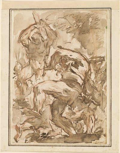 Çıplak Erkeklerin Savaşı by Giovanni Battista Piranesi