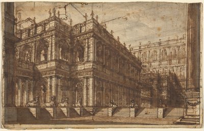 Portikolu Antik Bir Forum by Giovanni Battista Piranesi