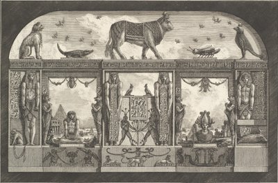Antik Mısır süsü, 1769. by Giovanni Battista Piranesi
