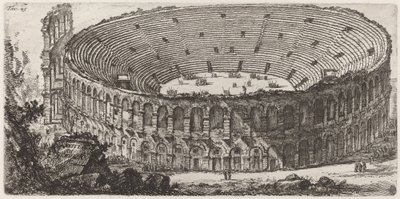 Verona amfi tiyatro by Giovanni Battista Piranesi
