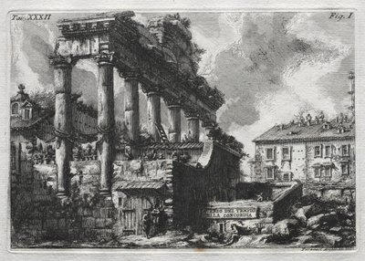 Concordia Tapınağı Avanco by Giovanni Battista Piranesi