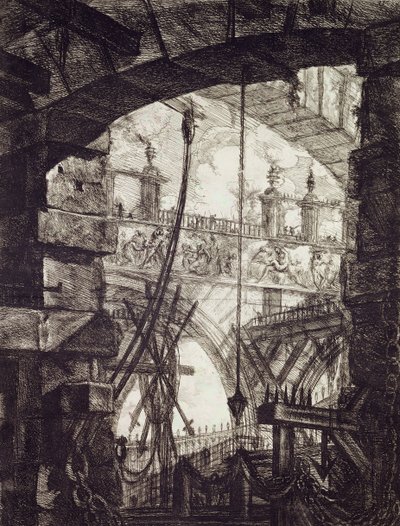 Carceri IV, 1760 (gravür) by Giovanni Battista Piranesi