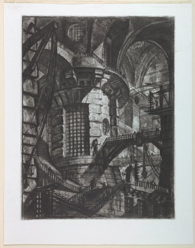 Carceri Serisi, Plaka III by Giovanni Battista Piranesi