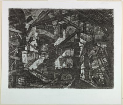 Carceri Serisi, Plaka XIV by Giovanni Battista Piranesi