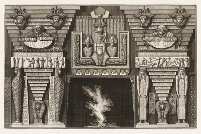 Yolları Farklı Süsleme Biçimlerinden Etrüsk Bacalığı by Giovanni Battista Piranesi