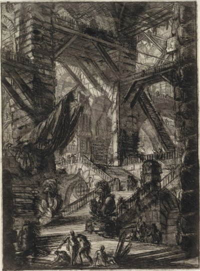 Hayali Hapishaneler dizisinden by Giovanni Battista Piranesi