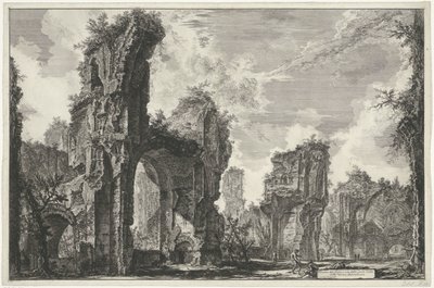Gezichten op Roma, de Campagna, vb. (122 kanat) Sisto Harabeleri veya Antoninus Hamamı