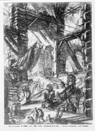hayali hapishane by Giovanni Battista Piranesi