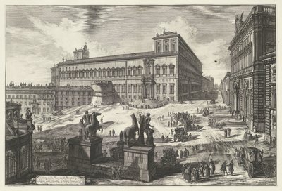 Piazza del Quirinale te Roma Piazza di Monte Cavallo