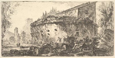 Levha 18: de Scipioni ailesine ait Scipios Kabirinin Mezarı, M.Ö. 1748. by Giovanni Battista Piranesi