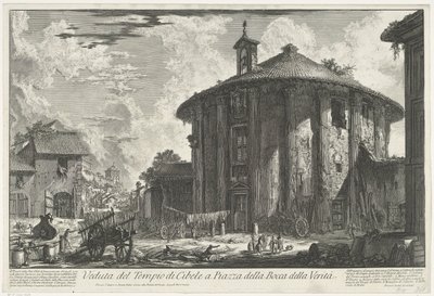 Tempel van Hercules Invictus te Roma Piazza della Bocca della Verità