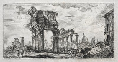 Jüpiter Thunder Tapınağı. by Giovanni Battista Piranesi