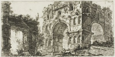 Janus Tapınağı, Zafer Kemerlerinin Bazı Görünümlerinden ve diğer anıtlardan 11. plaka by Giovanni Battista Piranesi