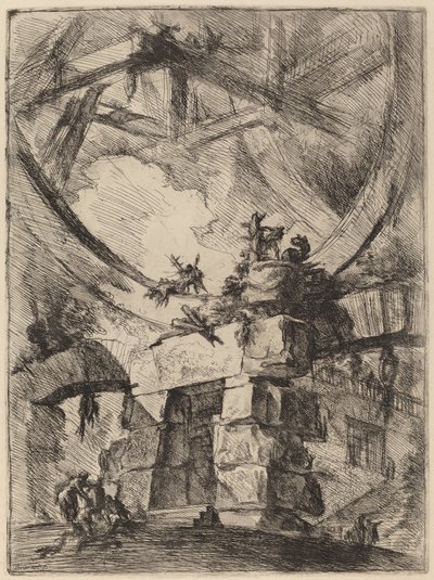Dev Tekerlek by Giovanni Battista Piranesi