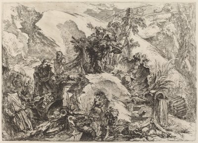 İskeletler by Giovanni Battista Piranesi