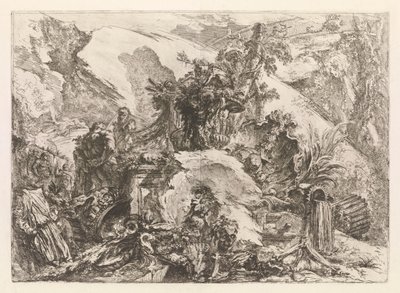 Grotteschi'den İskeletler (Groteskler) by Giovanni Battista Piranesi
