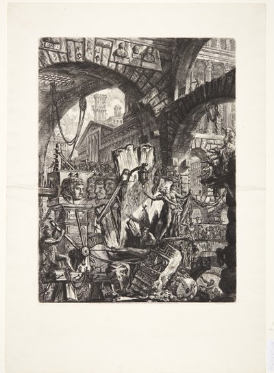 raftaki adam by Giovanni Battista Piranesi