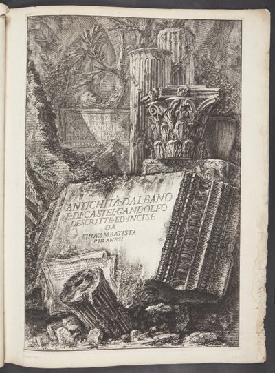 Baş sayfa by Giovanni Battista Piranesi