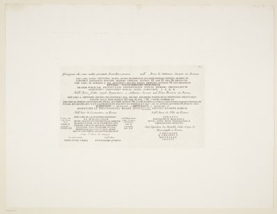 Çeşitli antik Latince yazıtların transkripsiyonu by Giovanni Battista Piranesi