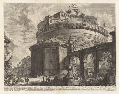 Mozolenin görünümü d by Giovanni-Battista Piranesi