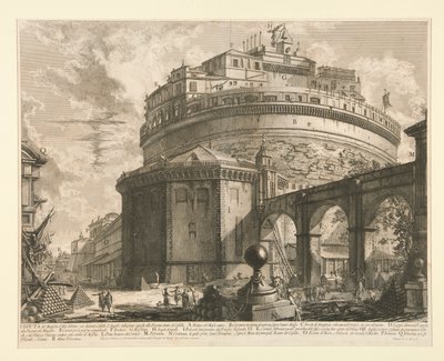 Mozolenin görünümü d by Giovanni Battista Piranesi