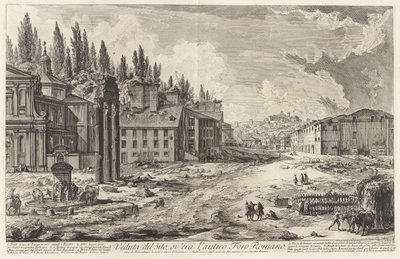 Sitenin Görünümü, ov by Giovanni Battista Piranesi