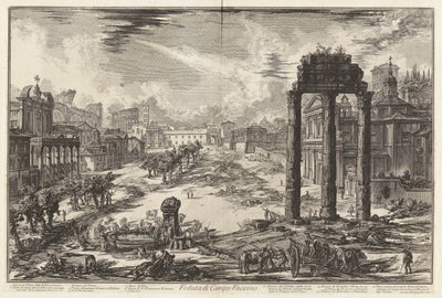 Veduta di Campo Vaccino (Campo Vaccino