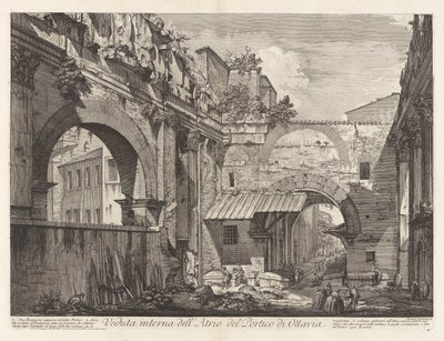 İç görünüm by Giovanni-Battista Piranesi