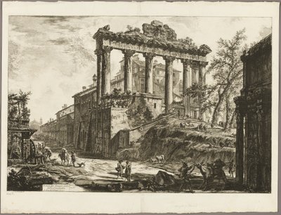 Roma Manzaralarından Sözde Concord Tapınağı
