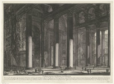 Voorportaal van het Pantheon te Roma Pantheon